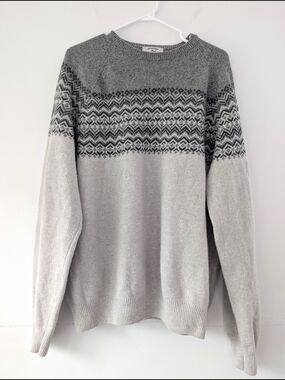 Sporting Mare 80% Wool Fair Isle Inspired Sweater | Made In Italy  Cozy Knit